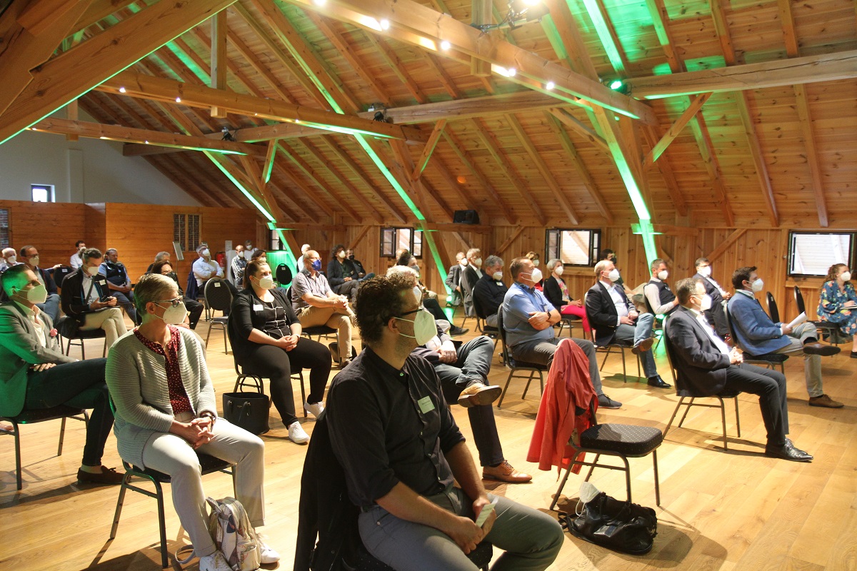 Teilnehmer beim KUS-Unternehmerfrühstück 2021