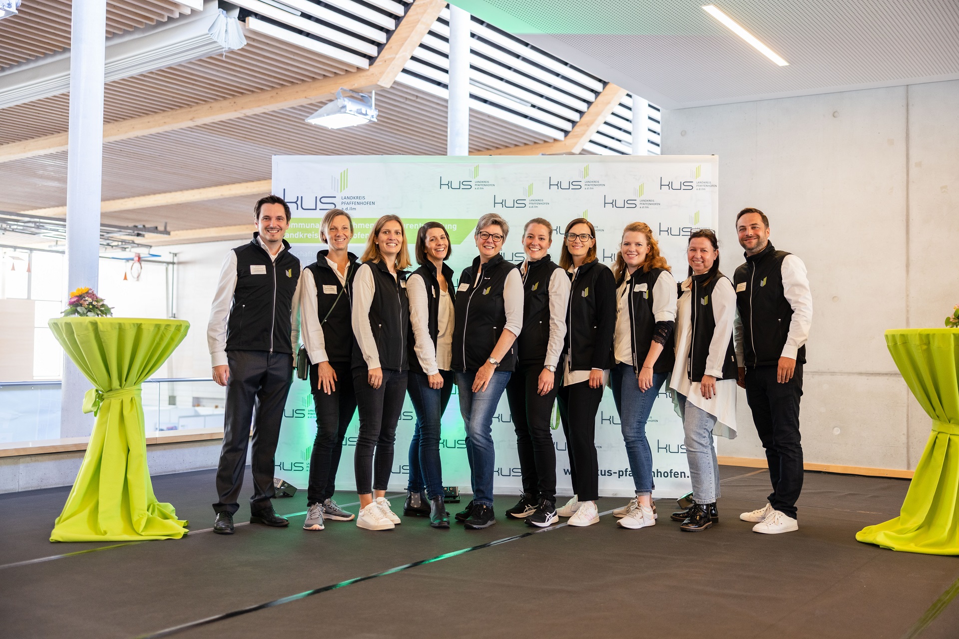 KUS Team auf der Ausbildungsmesse 2023