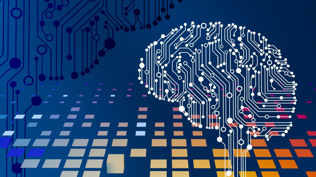 Gehirn als Computernetz dargestellt